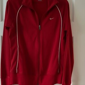 Nike Women's Red Full-Zip Jacket